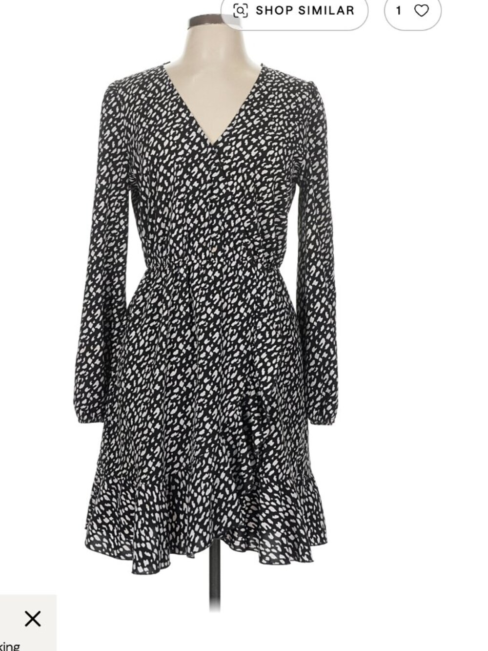 Abound animal print dress